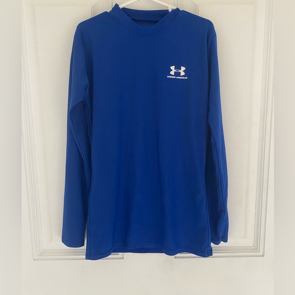 Under Armour Royal Blue Athletic Shirt Youth Large